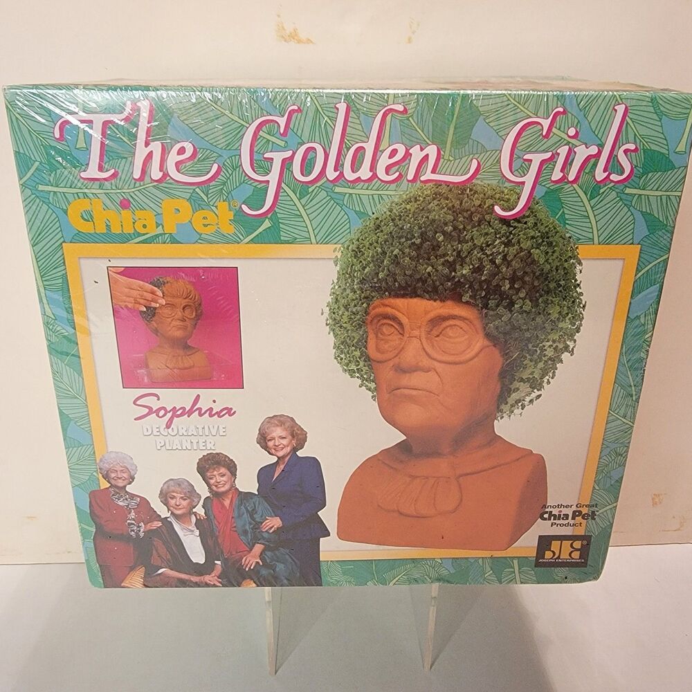 Chia Pet The Golden Girls Sophia Bust. SEALED